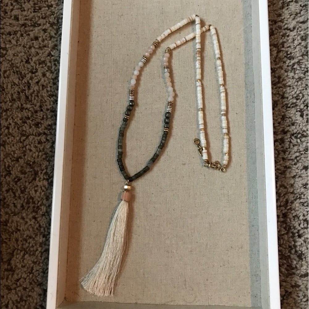 Stella & Dot Antonia Tassel Necklace